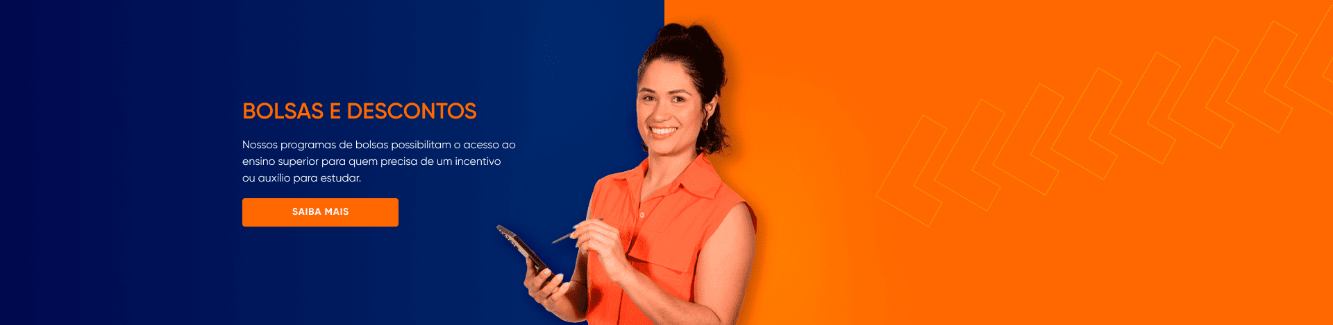 banner bolsas e descontos