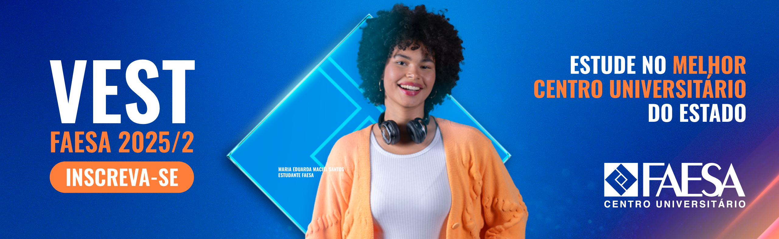 banner de capa vestibular FAESA 2025/2
