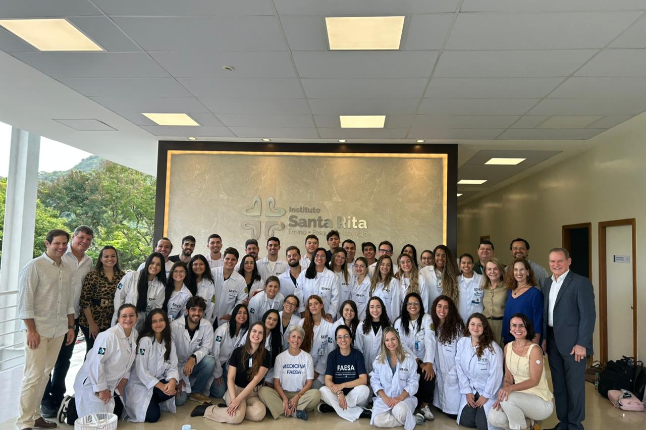 Estudantes de Medicina no Hospital Santa Rita