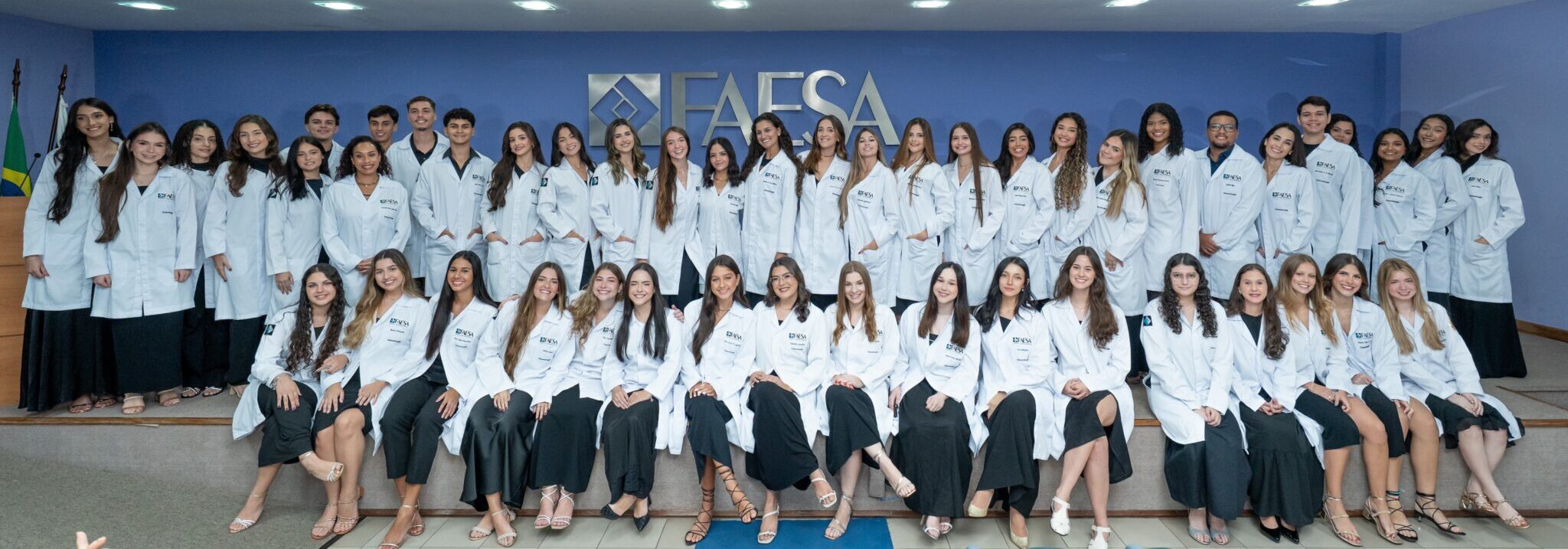 Cerimônia de jaleco de Odontologia